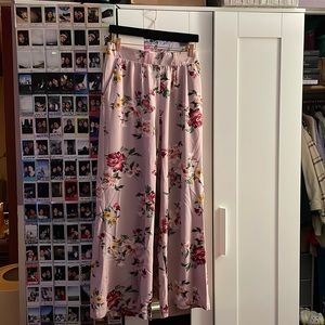 floral flowy pants
